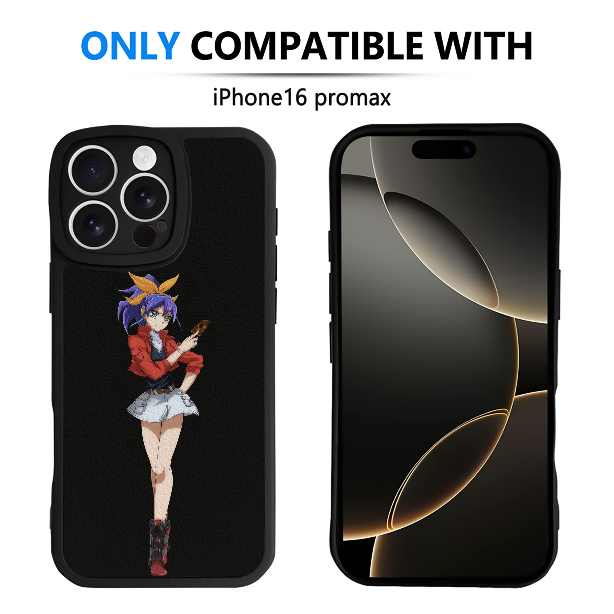 遊☆戯☆王 Yu-Gi-Oh! 【iPhone 16シリーズ対応】シリコンスマホケース（レザー調） 材質：シリコン